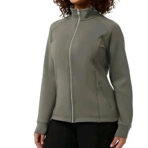 32 Degrees Heat Women's Active Full Zip Jacket Gray Size M, L, XL